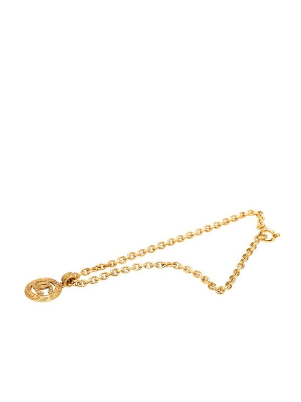 Chanel CC Logo Chain Pendant 04 Gold Plated - Picture 3 of 6